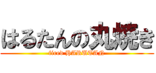 はるたんの丸焼き (fired HARUTAN)