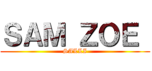 ＳＡＭ ＺＯＥ  (SALLI)