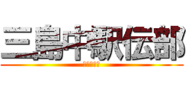 三島中駅伝部 (目指せ全国)