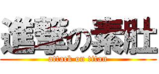 進撃の素肚 (attack on titan)