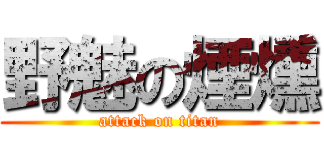 野魅の煙燻 (attack on titan)