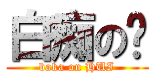 白痴の辉 (baka on HUI)