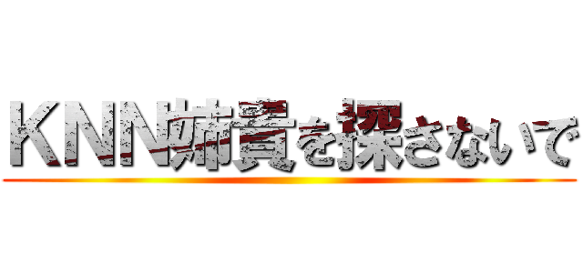 ＫＮＮ姉貴を探さないで ()