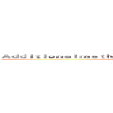 Ａｄｄｉｔｉｏｎａｌ ｍａｔｈｅｍａｔｉｃｓ Ｐｒｏｊｅｃｔ ｗｏｒｋ  ()