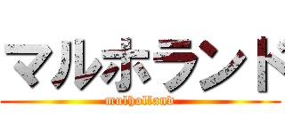 マルホランド (mulholland)