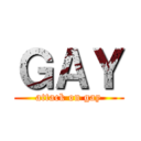 ＧＡＹ (attack on gay)