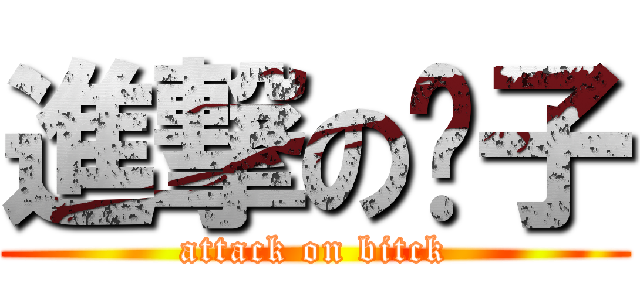 進撃の婊子 (attack on bitck)