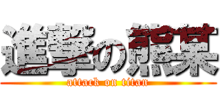 進撃の熊某 (attack on titan)