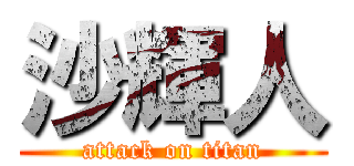 沙輝人 (attack on titan)