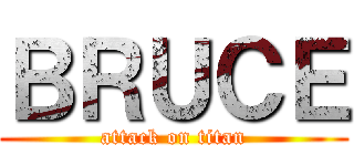 ＢＲＵＣＥ (attack on titan)