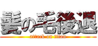 髪の毛後退 (attack on titan)
