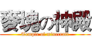 麥塊の神殿 (Temple of minecraft)