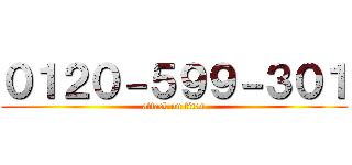 ０１２０－５９９－３０１ (attack on titan)
