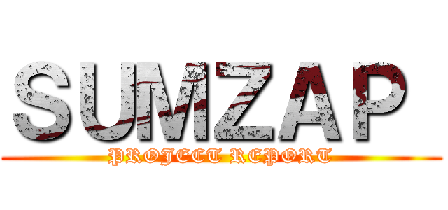 ＳＵＭＺＡＰ  (PROJECT REPORT)