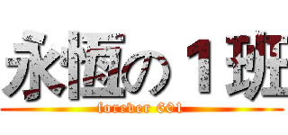 永恆の１ 班 (forever 601)
