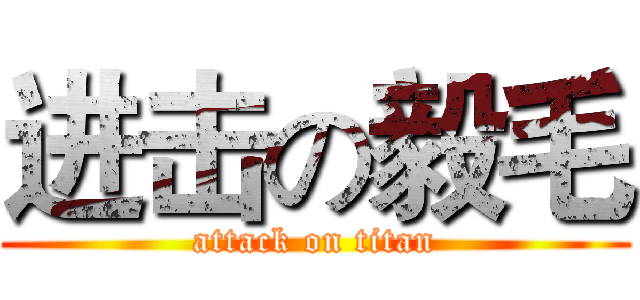进击の毅毛 (attack on titan)