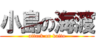小島の海渡 (attack on kaito)