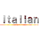 Ｉｔａｌｉａｎ (Shadow)