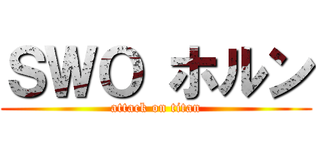 ＳＷＯ ホルン (attack on titan)