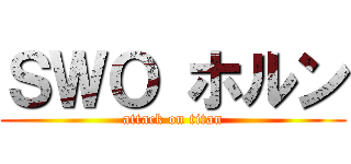 ＳＷＯ ホルン (attack on titan)