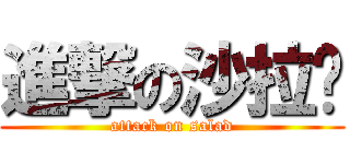 進撃の沙拉雞 (attack on salad)