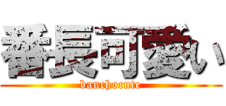 番長可愛い (banchocute)