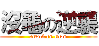 沒龜の逆襲 (attack on titan)