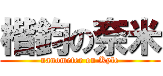楷鈞の奈米 (nanometer on Kyle)