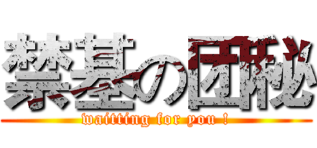 禁基の团秘 (waitting for you !)