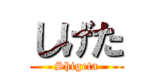 しげた (Shigeta)