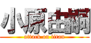 小原由嗣 (attack on titan)