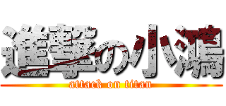 進撃の小鴻 (attack on titan)