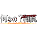 何なの？和真 (What is  KAZUMASA)