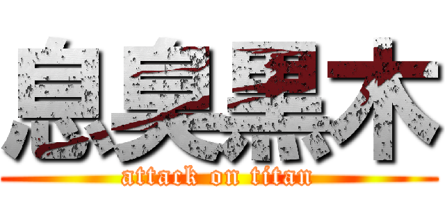 息臭黒木 (attack on titan)