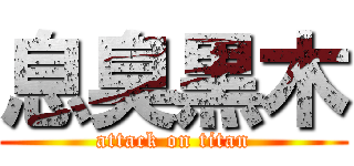 息臭黒木 (attack on titan)