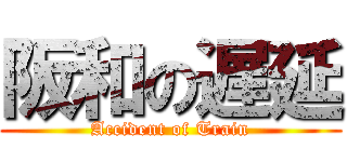 阪和の遅延 (Accident of Train)