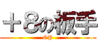 ＋８の板手 (OP)