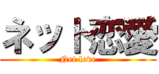 ネット恋愛 (Net love)