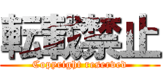転載禁止 (Copyright reserved)