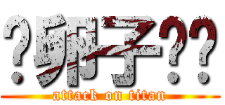 戆卵子刚刚 (attack on titan)