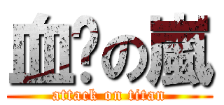 血貓の嵐 (attack on titan)