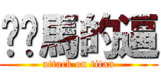 耖你馬的逼 (attack on titan)