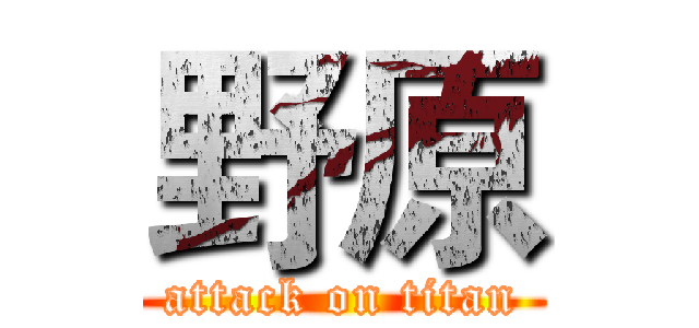 野原 (attack on titan)