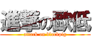 進撃の歐低 (attack on blackpig)