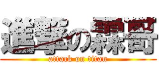 進撃の霖哥 (attack on titan)