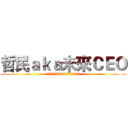 哲民ａｋａ未來ＣＥＯ (男能可貴科技新貴榮華富貴科技界第一把交椅)