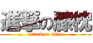 進撃の膝枕 (attack on titan)