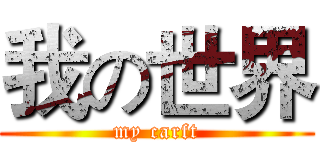 我の世界 (my carft)