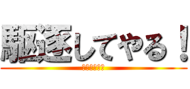 駆逐してやる！ (一匹残らず！)