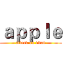 ａｐｐｌｅ (attack on titan)